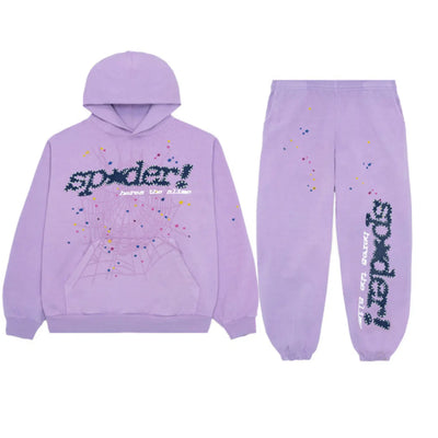 Purple Sp5der Tracksuit